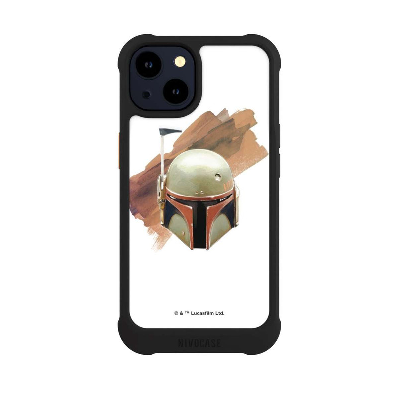 iPhone 14 NIVOmax Boba Fett Helmet White