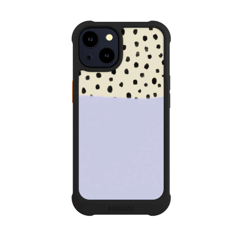 Apple iPhone 14 NIVOmax Tupfen Boho Pastell