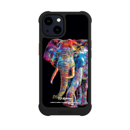 Apple iPhone 14 NIVOmax Elephant Art By P.D. Moreno