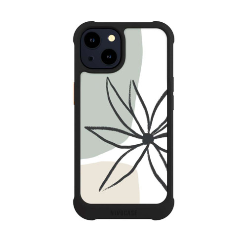 Apple iPhone 14 NIVOmax Blume Minze und Sahne