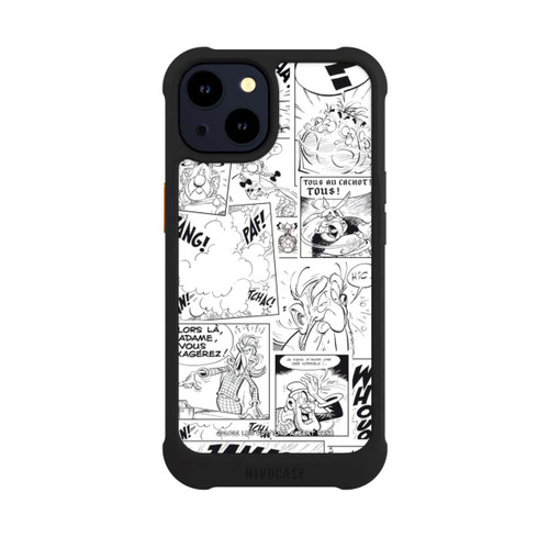 Apple iPhone 14 NIVOmax BD Astérix Blanc &amp; Noir