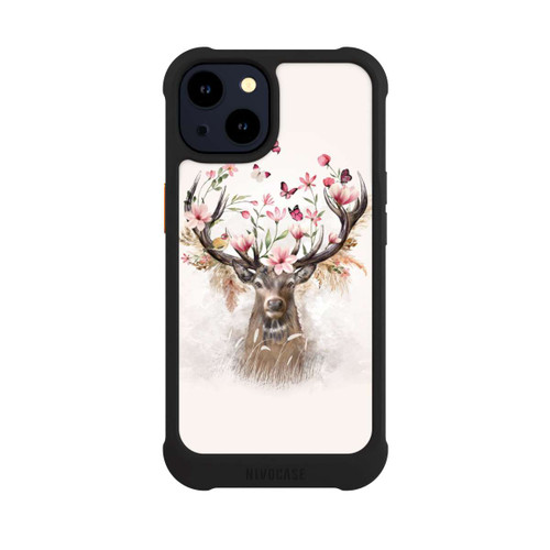 Apple iPhone 14 NIVOmax Cerf &amp; Fleurs