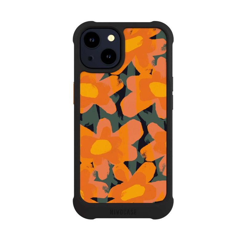 iPhone 14 NIVOmax Blumenwiese Orange