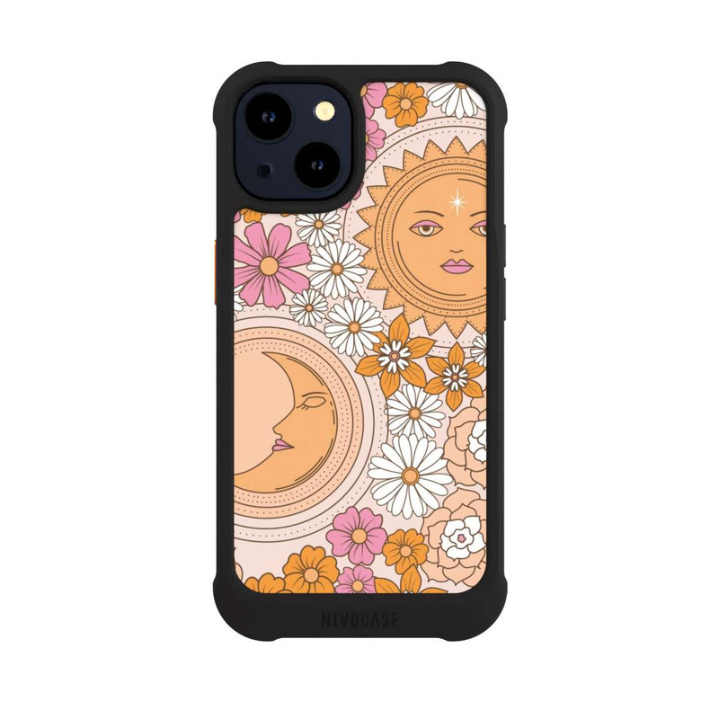 iPhone 14 NIVOmax Mond-Sonne-Blumen