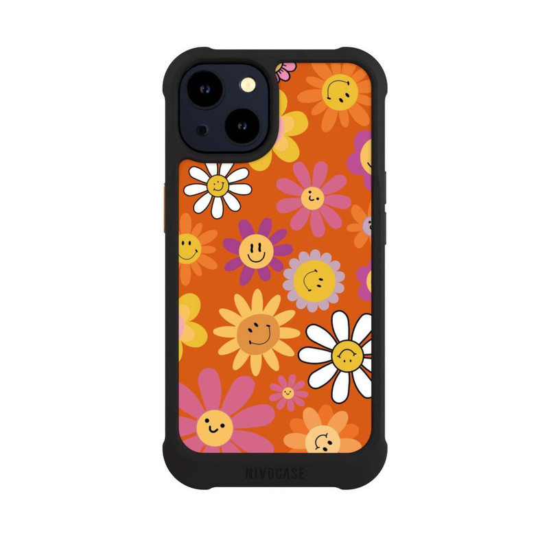 iPhone 14 NIVOmax Smiles Orange Flowers