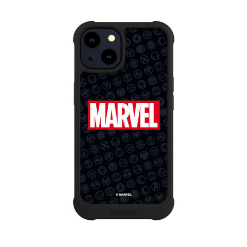 Apple iPhone 14 NIVOmax Marvel Logo Black Red 