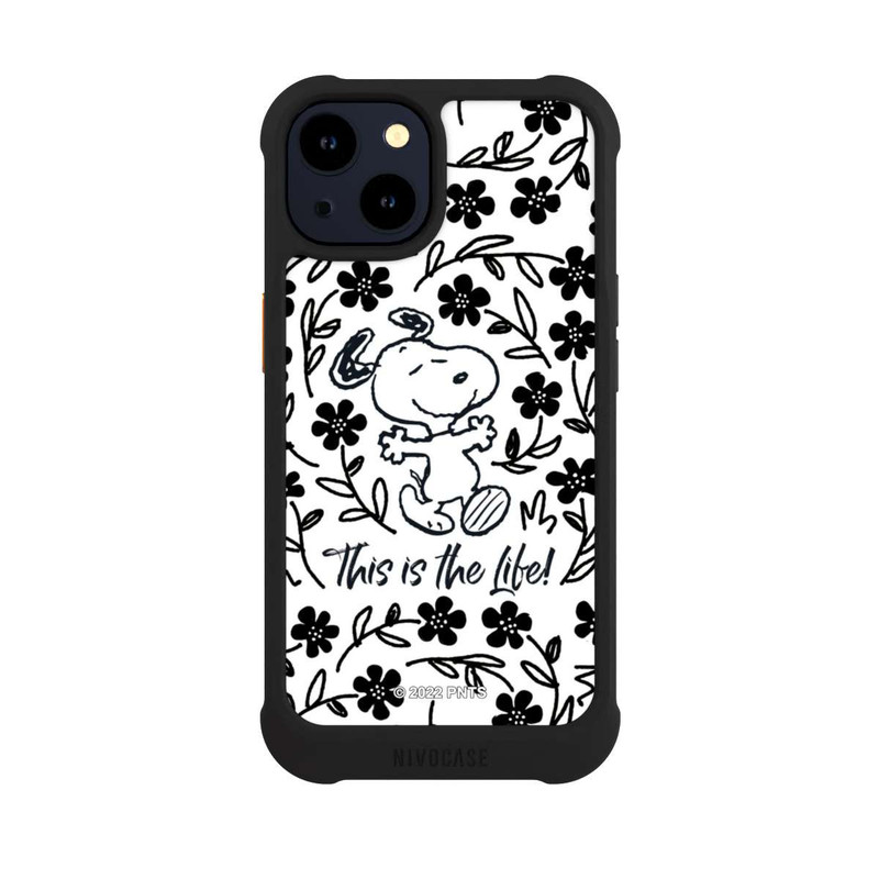 iPhone 14 NIVOmax Snoopy Black and White This Is The Life