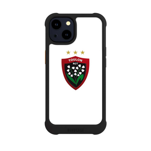 Apple iPhone 14 NIVOmax Logo RC Toulonnais Blanc