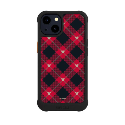 Apple iPhone 14 NIVOmax Mickey Weihnachtsmuster Rot