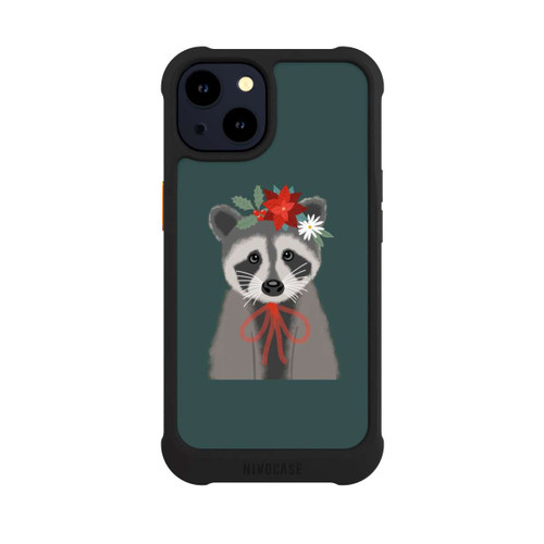 Apple iPhone 14 NIVOmax weihnachtlicher Waschbär