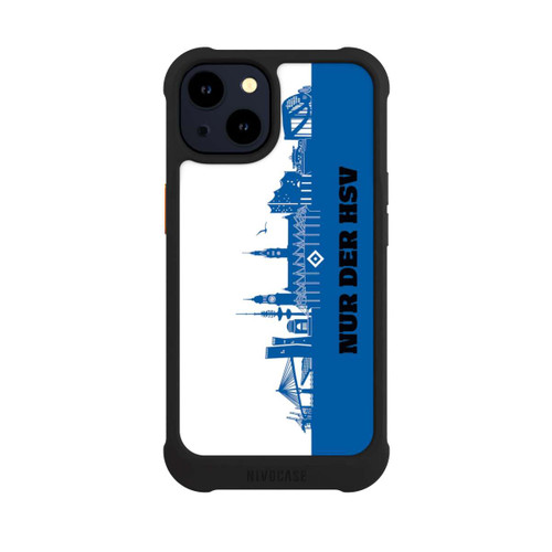 Apple iPhone 14 NIVOmax HSV Skyline Blau Weiß