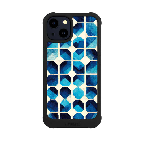Apple iPhone 14 NIVOmax Blaues Muster