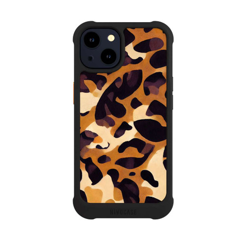Apple iPhone 14 NIVOmax Leo Pattern hellbraun