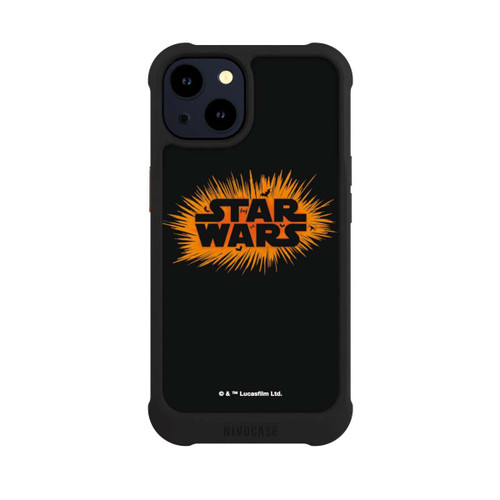 Apple iPhone 14 NIVOmax Star Wars Logo Orange Halloween Explosion