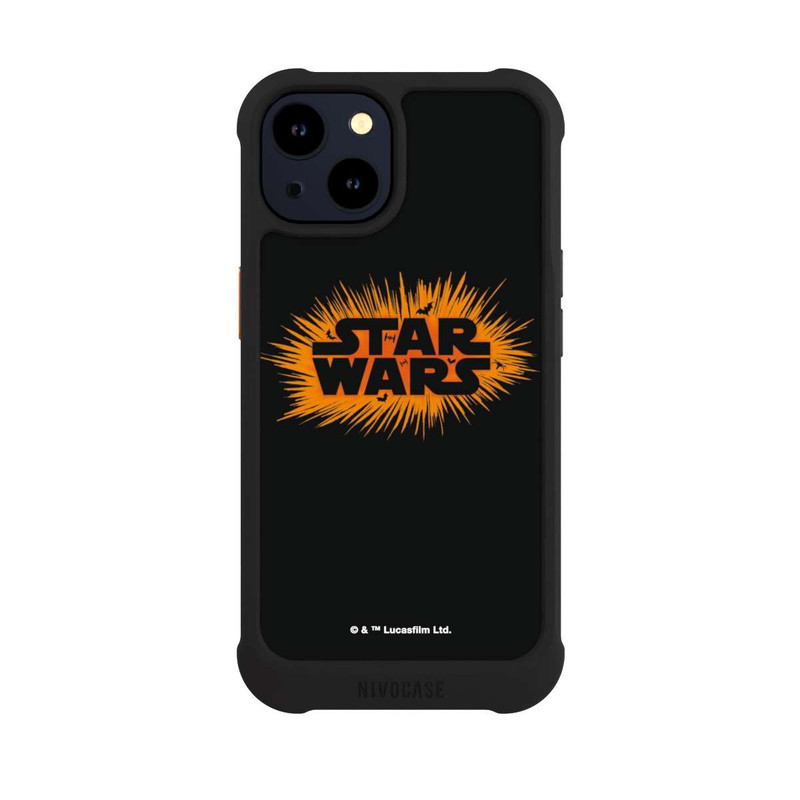 iPhone 14 NIVOmax Star Wars Logo Orange Halloween Explosion