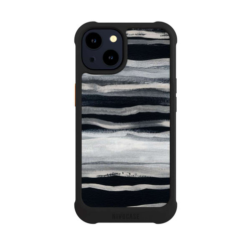 Apple iPhone 14 NIVOmax Abstrakte Pinselstriche 68