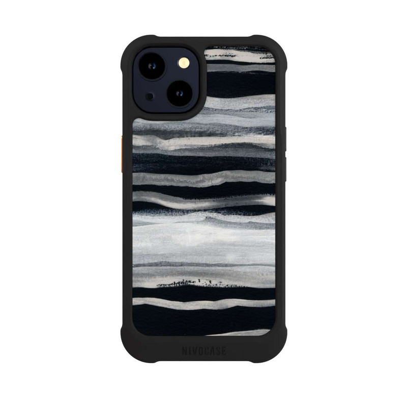 iPhone 14 NIVOmax Coups de pinceau abstraits 68