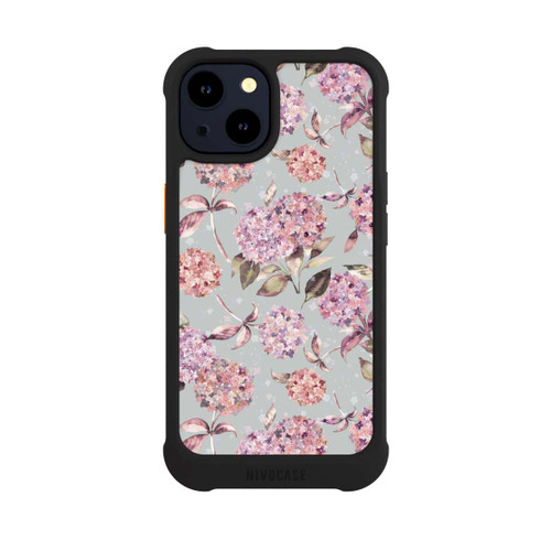 Apple iPhone 14 NIVOmax Pastel Magic Hydrangea Floral Watercolor Pink