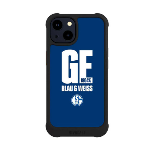 Apple iPhone 14 NIVOmax S04 GE Blau &amp; Weiss