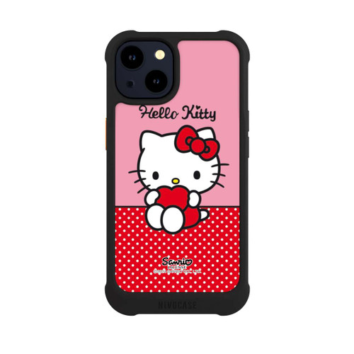Apple iPhone 14 NIVOmax Hello Kitty sitzend mit Herz