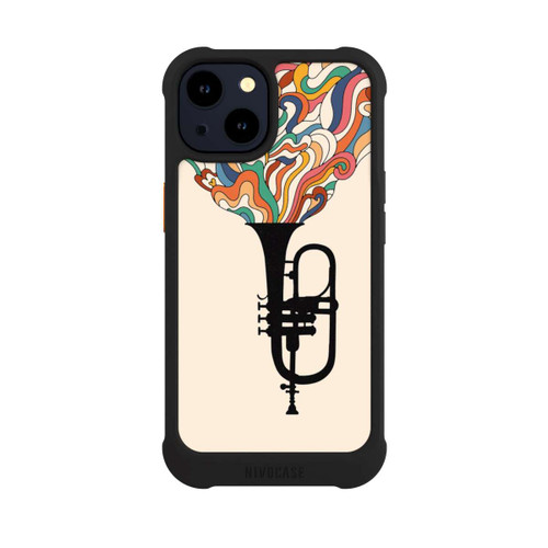 Apple iPhone 14 NIVOmax Flügelhorn Jazz bunt