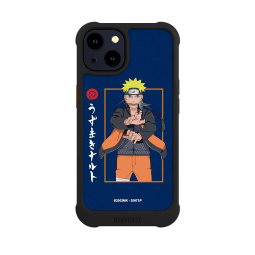 Apple iPhone 14 NIVOmax Naruto Kampfposition Blau