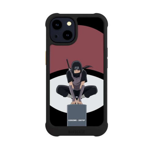 Apple iPhone 14 NIVOmax Itachi Uchiha Symbol schwarz