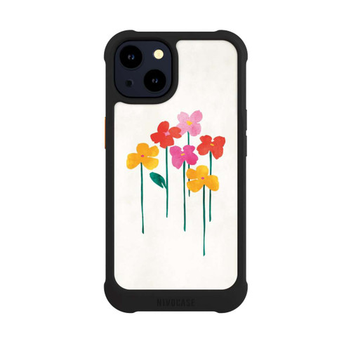 Apple iPhone 14 NIVOmax Kleine glückliche Blumen