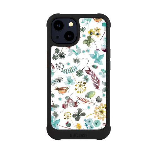 Apple iPhone 14 NIVOmax Botanischer Schmetterling Natur Blau