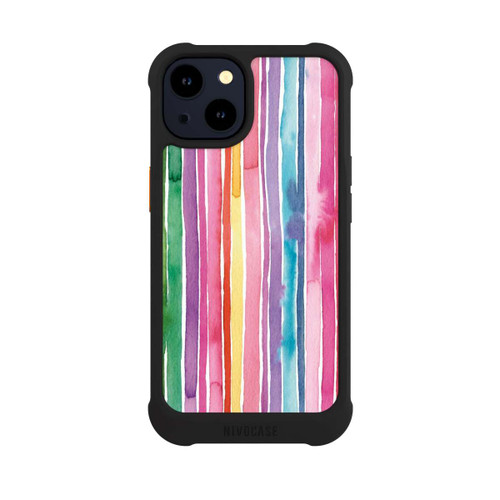 Apple iPhone 14 NIVOmax Camouflage Rainbow Stripes
