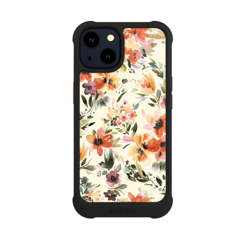 Apple iPhone 14 NIVOmax Summer Artistic Flowers Ivory