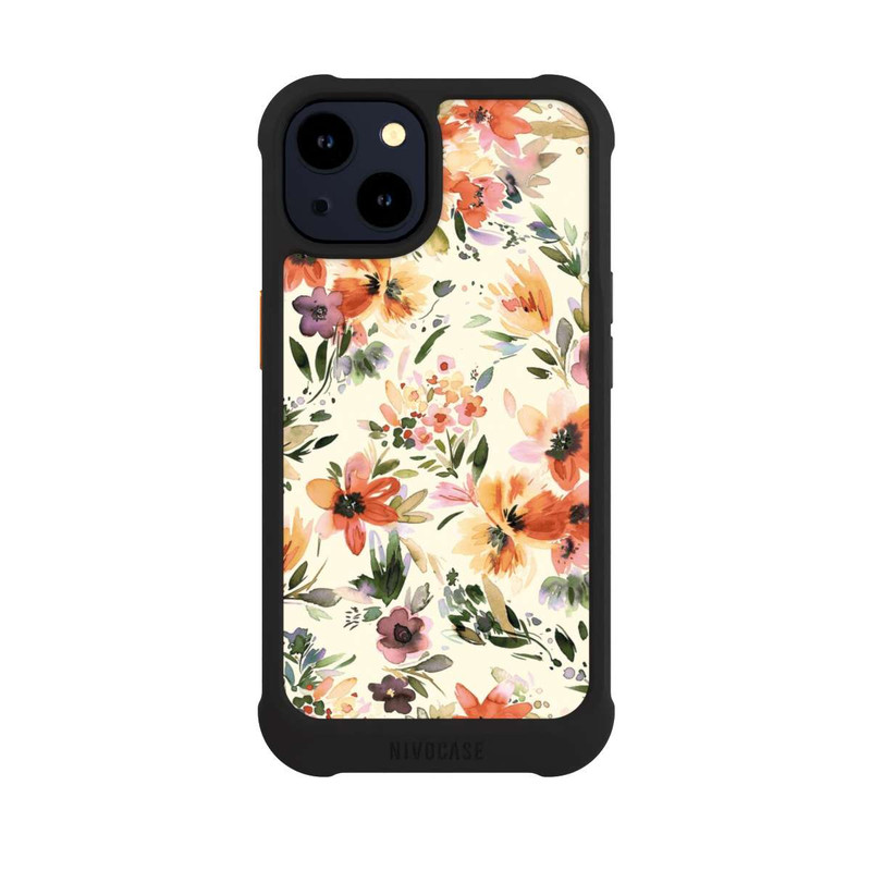 iPhone 14 NIVOmax Summer Artistic Flowers Ivory