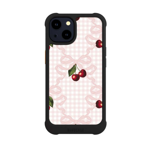 Apple iPhone 14 NIVOmax Motif cerise rose