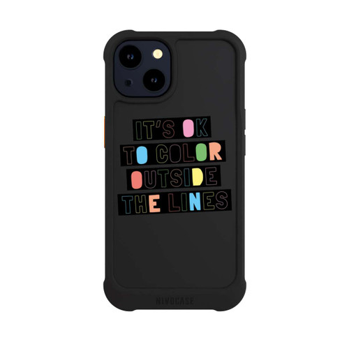 Apple iPhone 14 NIVOmax Color Outside The Line Transparent