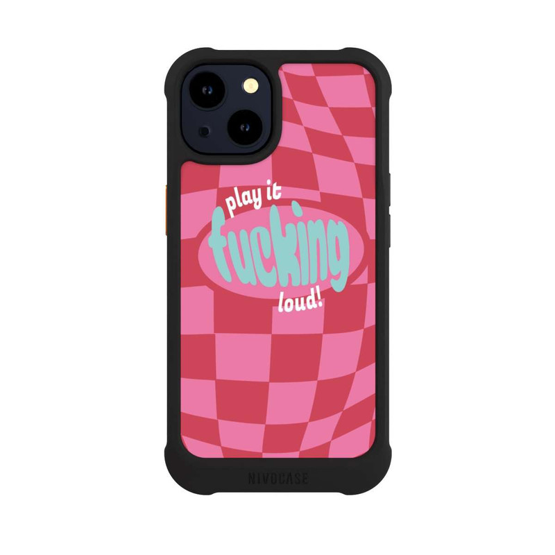 iPhone 14 NIVOmax Play Fucking Loud Kariert