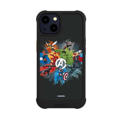 Apple iPhone 14 NIVOmax Marvel's Avengers Black