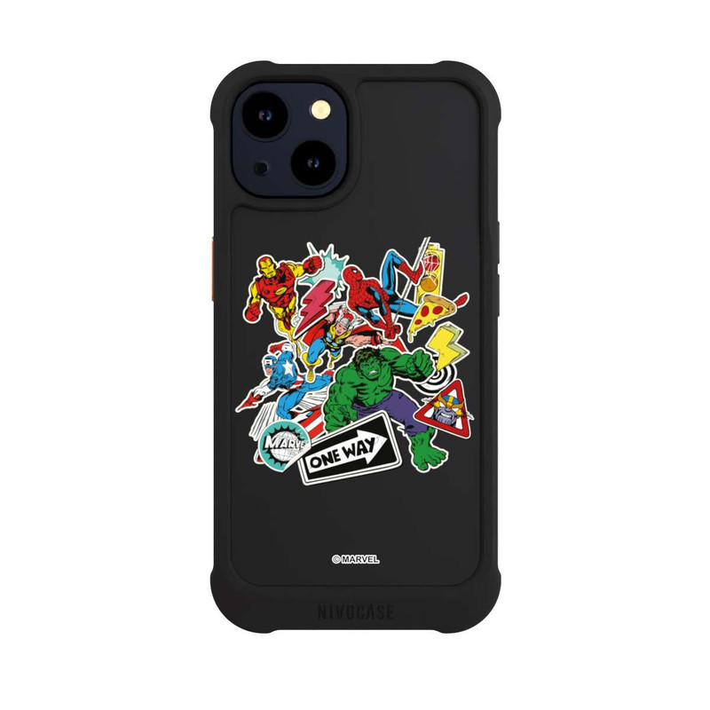 iPhone 14 NIVOmax Capitan American Shield Transparent