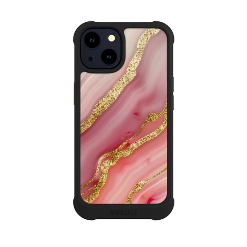 Apple iPhone 14 NIVOmax Marbre Doré