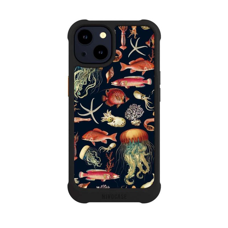 iPhone 14 NIVOmax Deep Sea Fish Pattern