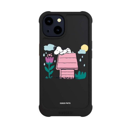 Apple iPhone 14 NIVOmax Snoopy Hundehütte Frühling transparent