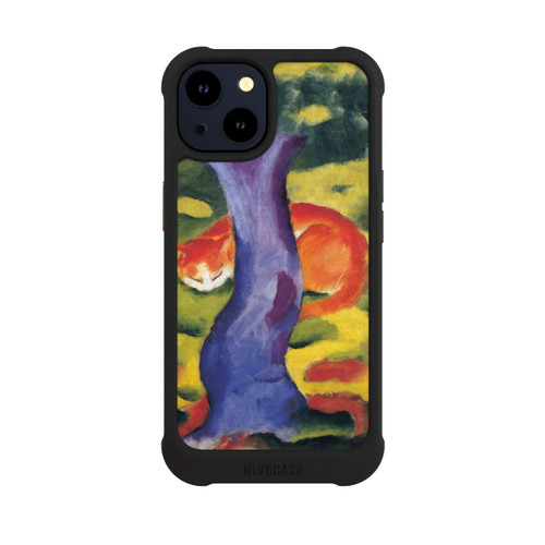 Apple iPhone 14 NIVOmax Katze hinter Einem Baum von Franz Marc