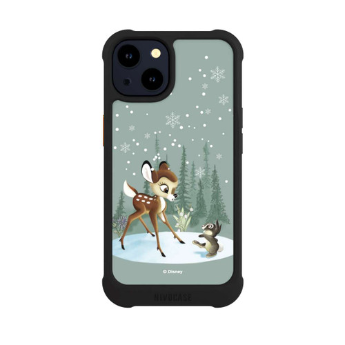 Apple iPhone 14 NIVOmax Bambi et Panpan Monde Hivernal