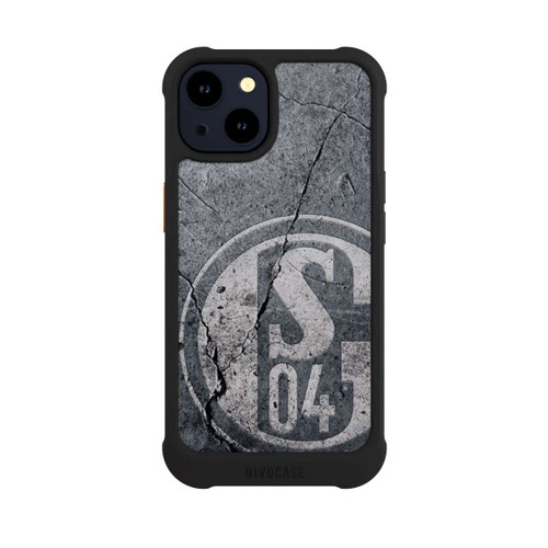 Apple iPhone 14 NIVOmax Schalke 04 Beton Look