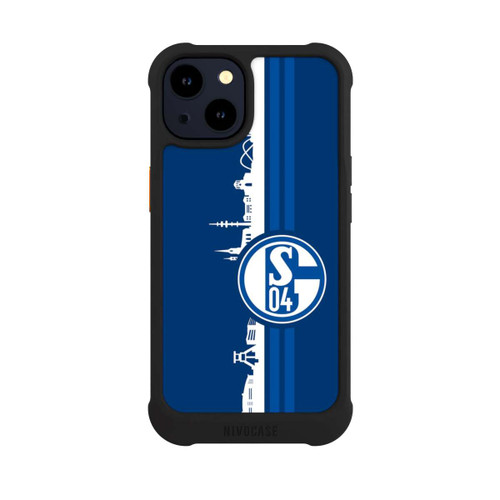 Apple iPhone 14 NIVOmax Schalke 04 Skyline Blau