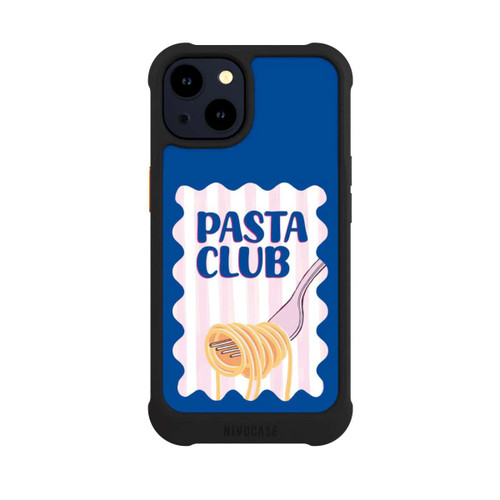 Apple iPhone 14 NIVOmax Pasta Club in Blue and Pink