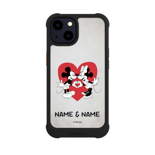 Apple iPhone 14 NIVOmax Minnie und Micky Personalisierbar