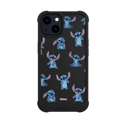 Apple iPhone 14 NIVOmax Stitch Faces Pattern Transparent