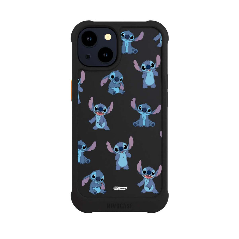 iPhone 14 NIVOmax Stitch Faces Pattern Transparent