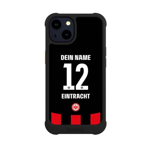 Apple iPhone 14 NIVOmax Eintracht Frankfurt Trikot Personalisierbar 25-26