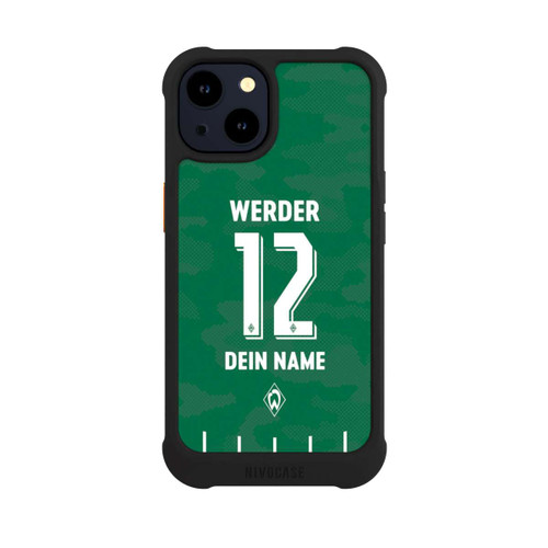 Apple iPhone 14 NIVOmax Werder Bremen Trikot Personalisierbar 25-26